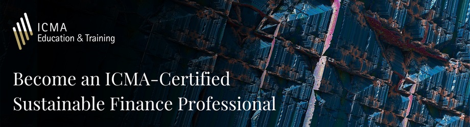 ICMA-Certified Sustainable Finance Professional banner