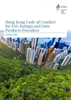 ICMA - Hong Kong Code of Conduct for ESG Ratings and Data Products Providers - October 2024